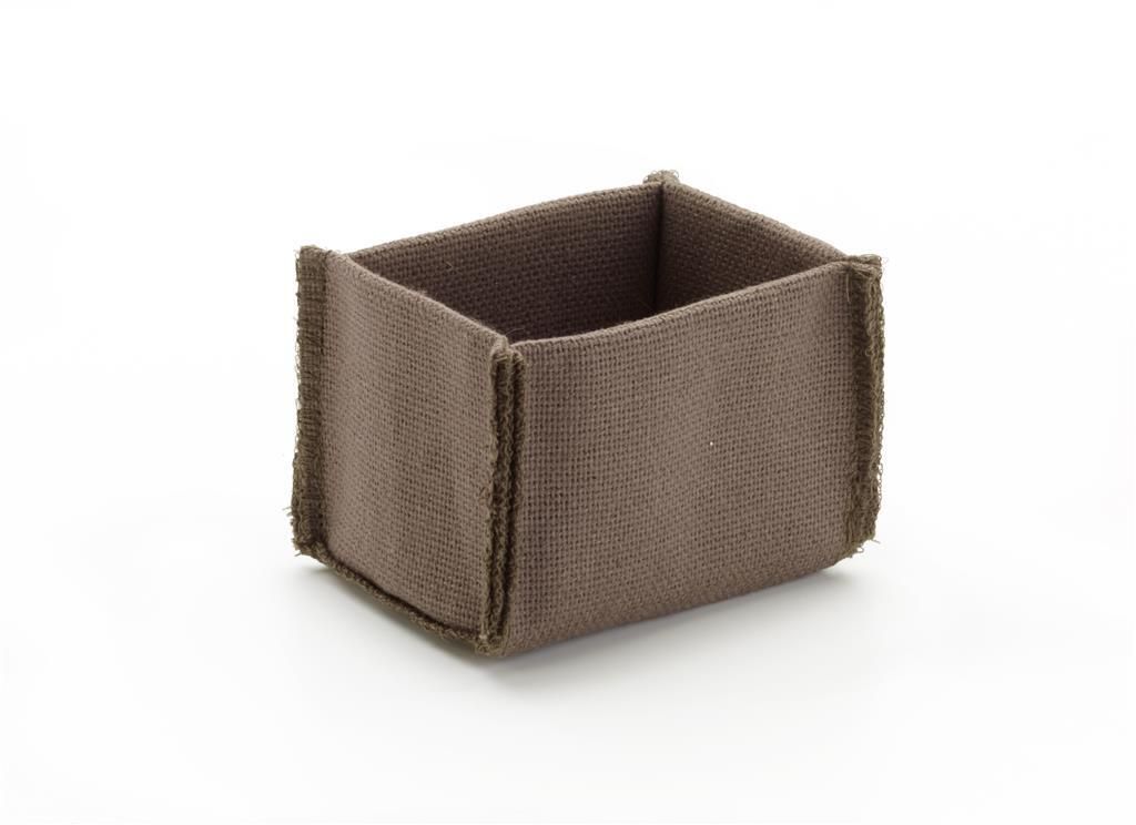 Cestino Portabustine 6 x 8 cm Juta - Abert