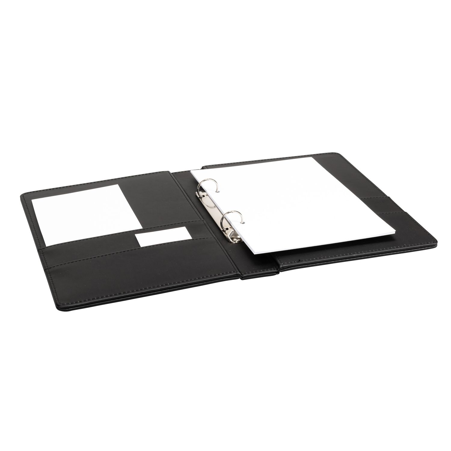Raccoglitore A5 con anelli Londoner Noir 170 x 245 x 40 mm - Aliseo