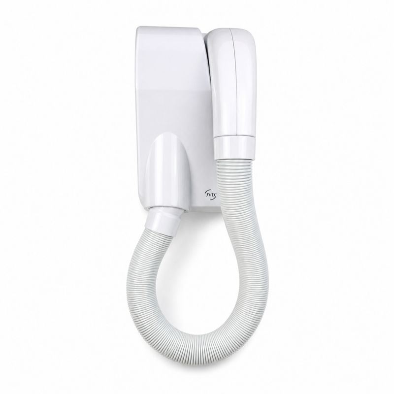 Asciugacapelli murale flessibile CARAÏBE Bianco - JVD