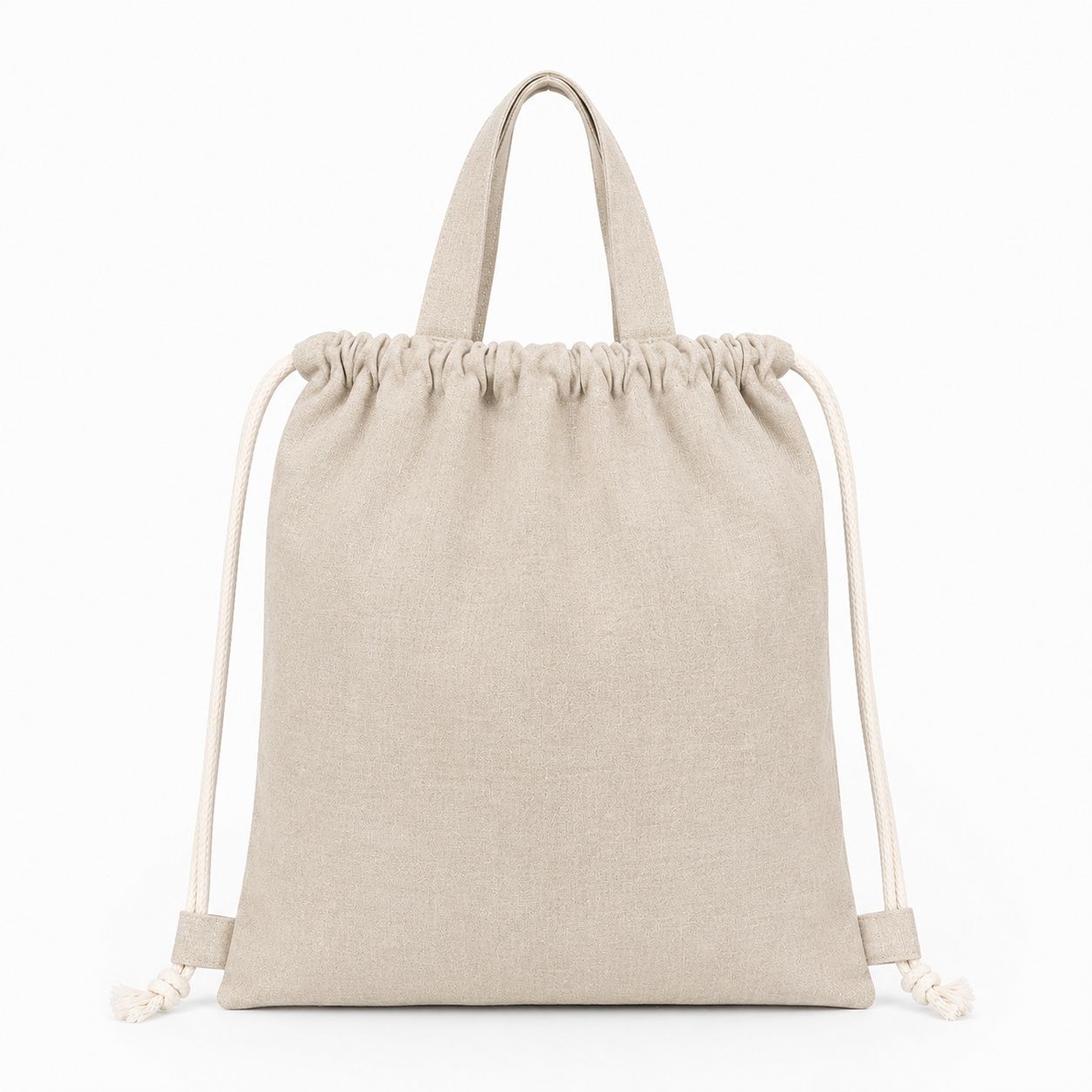 Shopper in Cotone Beige 42x38 cm - Tirolix