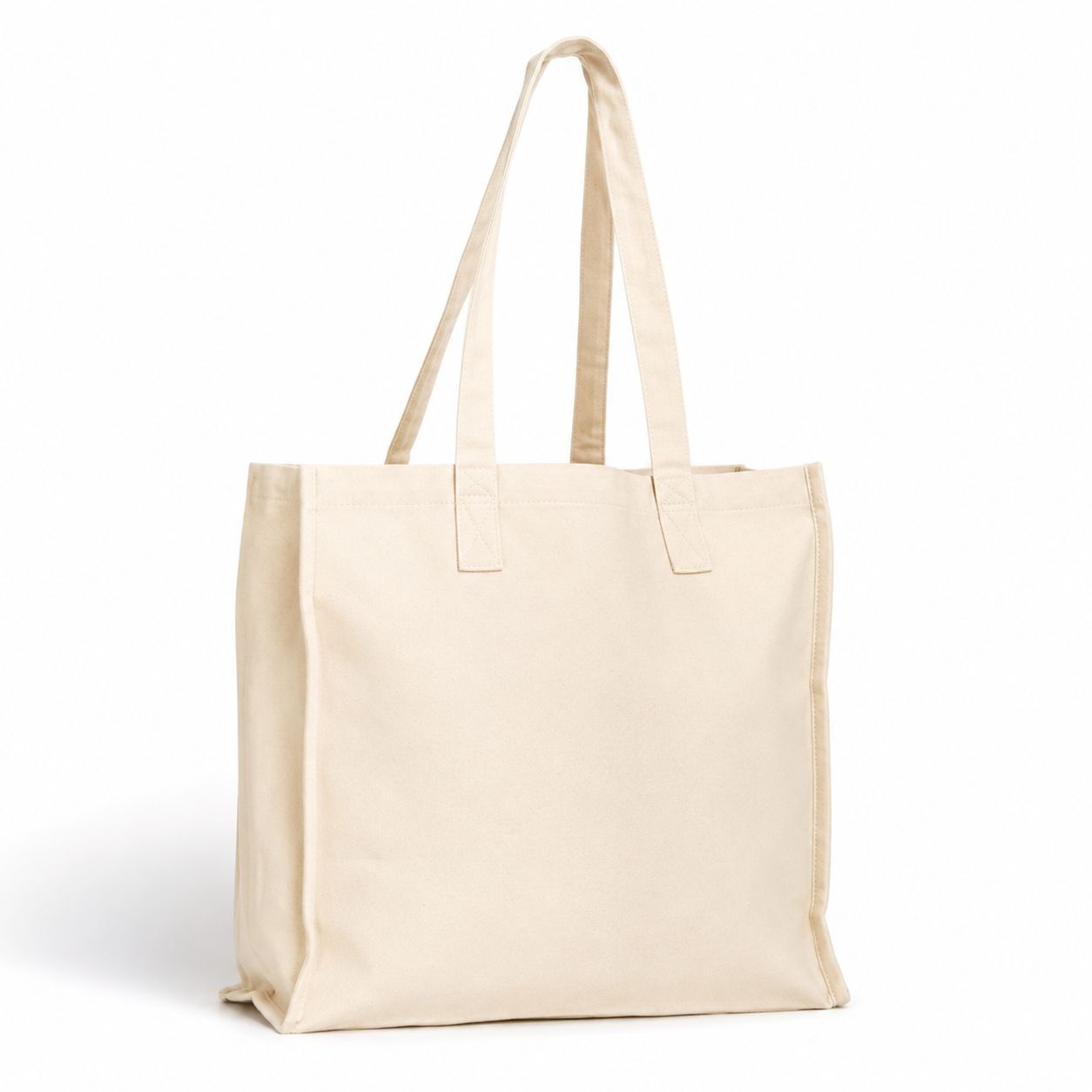 Shopper in Cotone Naturale Laminata 36x40x15 cm - Tirolix