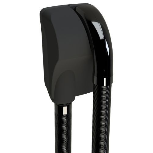 Asciugacapelli Murale Flessibile CARAÏBE Nero Opaco - JVD