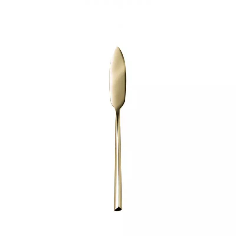 Coltello da Pesce PVD Oro Chiaro Trilogie - Hepp
