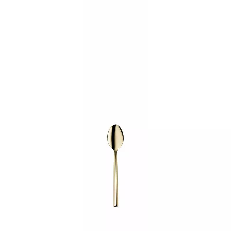 Cucchiaino da Espresso/Moka PVD Oro Chiaro Trilogie - Hepp