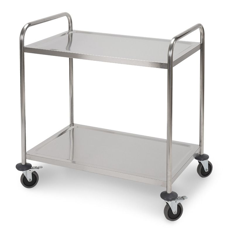 Carrello portavivande a 2 ripiani 86 x 54 cm - Horecatech