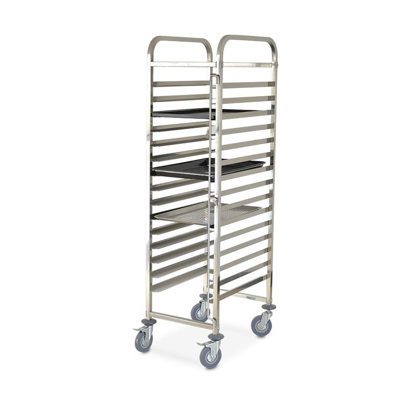 Carrello portatateglie 16 ripiani 47 x 62 x 174 cm - Horecatech