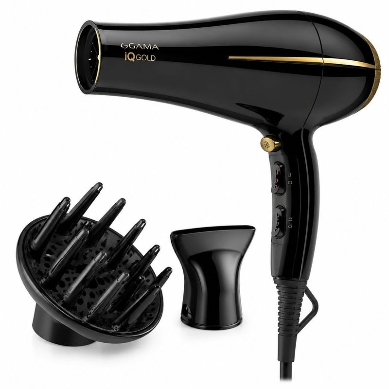 Asciugacapelli Bora Ion Gold con Olio di Argan 2.200 W - GA.MA