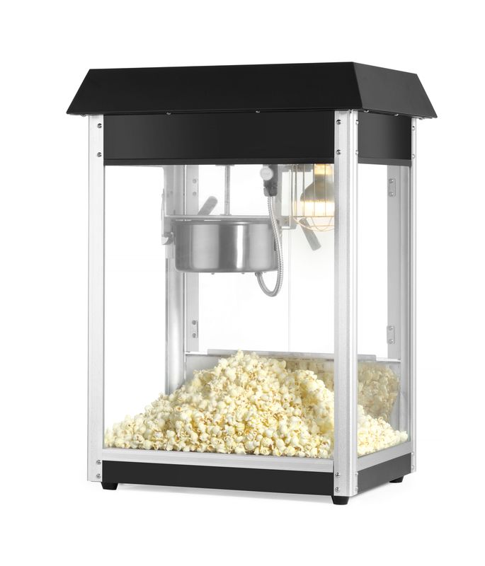Macchina per Popcorn Nero 230V-1500W - Hendi