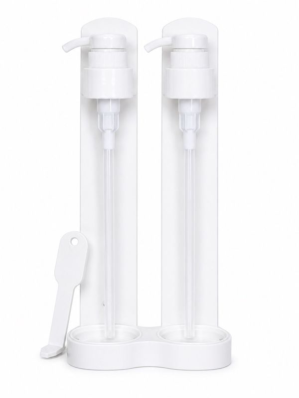 Dispenser a parete per 2 flaconi da 250 ml Bianco - HOBO