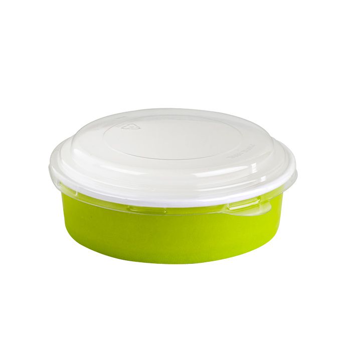 Set da 360 pezzi - Insalatiera in cartone verde senza coperchio 580 ml - Firstpack