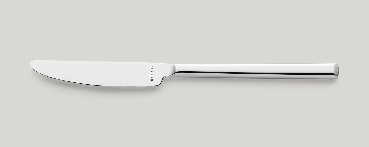 Coltello da pranzo manico pieno 225 mm Metropole - Amefa