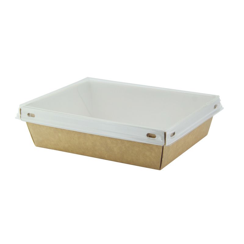 Set da 100 pezzi - Scatola con coperchio bianca 17 x 13 cm - Firstpack