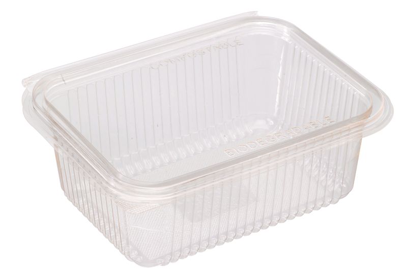 Set da 400 pezzi - Contenitore con coperchio incernierato 18,8 x 14,3 cm - Firstpack