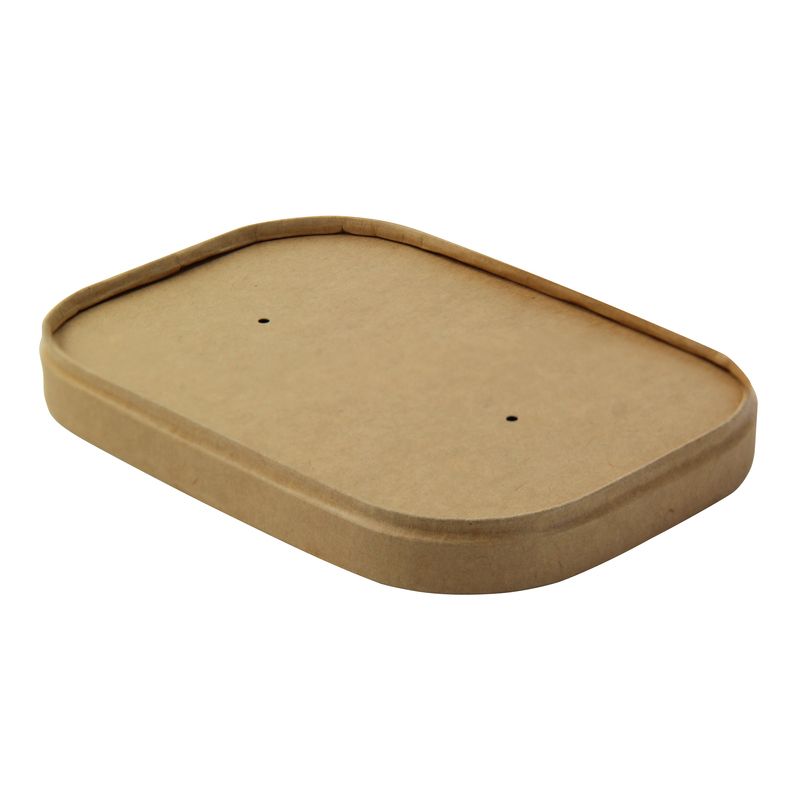Set da 200 pezzi - Coperchio rettangolare in cartone 17 x 12 cm - Firstpack