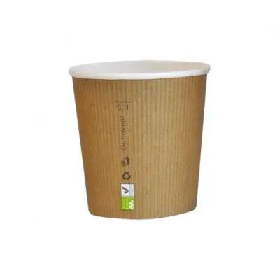 Set da 1000 pezzi - Bicchiere in cartone 120 ml 6,2 x 6 x 6 cm - Firstpack