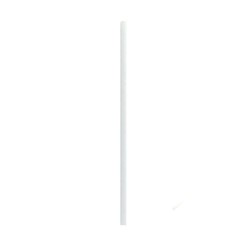 Set da 3000 pezzi - Cannuccia bianca 0,6 x 0,6 x 19,7 cm - Firstpack