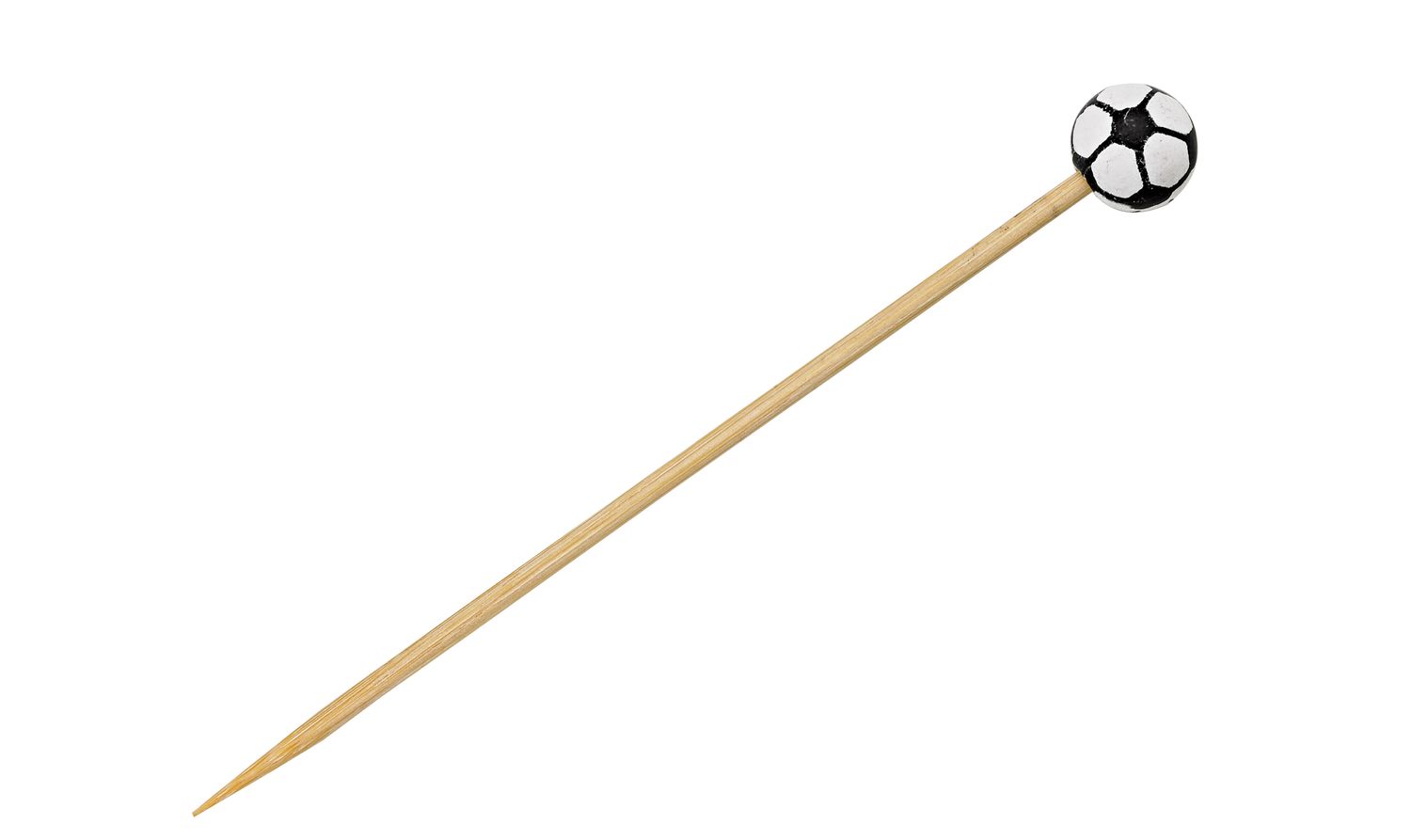 Set da 1000 pezzi - Spiedini di bamboo con decorazione football americano 12 cm - Firstpack