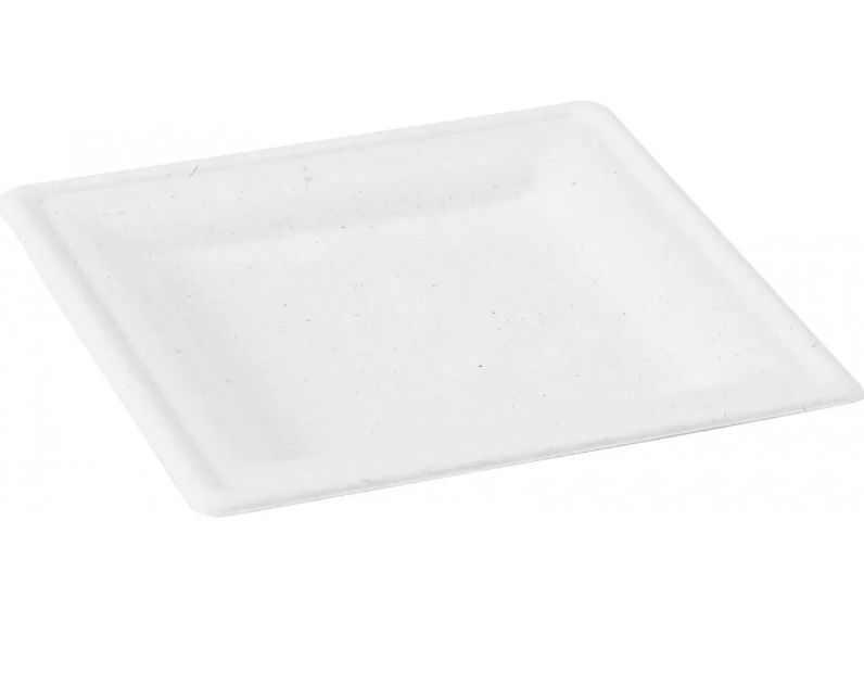 Set da 500 pezzi - Piatto quadrato bianco 20 x 20 cm - Firstpack