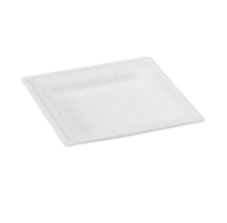 Set da 500 pezzi - Piatto quadrato bianco 16 x 16 cm - Firstpack