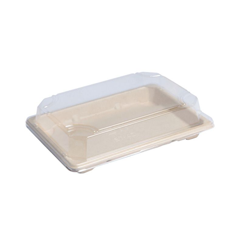 Set da 200 pezzi - Vassoio rettangolare con coperchio 18,8 x 13 cm - Firstpack