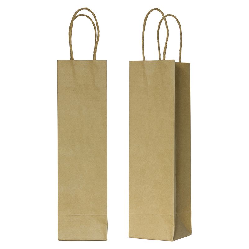 Set da 200 pezzi - Sacchetto portabottiglie con manici 39 x 8 x 14 cm - Firstpack