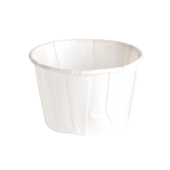 Set da 5000 pezzi - Coppetta per soufflé bianco 5,4 x 4 x 3,5 cm - Firstpack