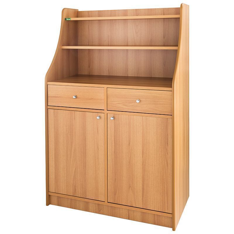 Mobile di Servizio in Legno 95 x 49 cm Noce - Forcar
