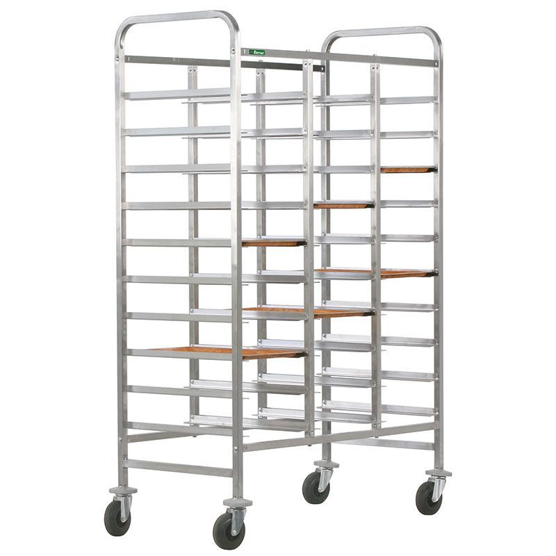 Carrello Portavassoi Rinforzati GN 1/1 per 30 Vassoi 118 x 62 cm - Forcar