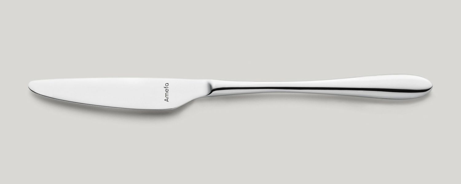 Coltello da pranzo manico pieno 240 mm Cuba - Amefa