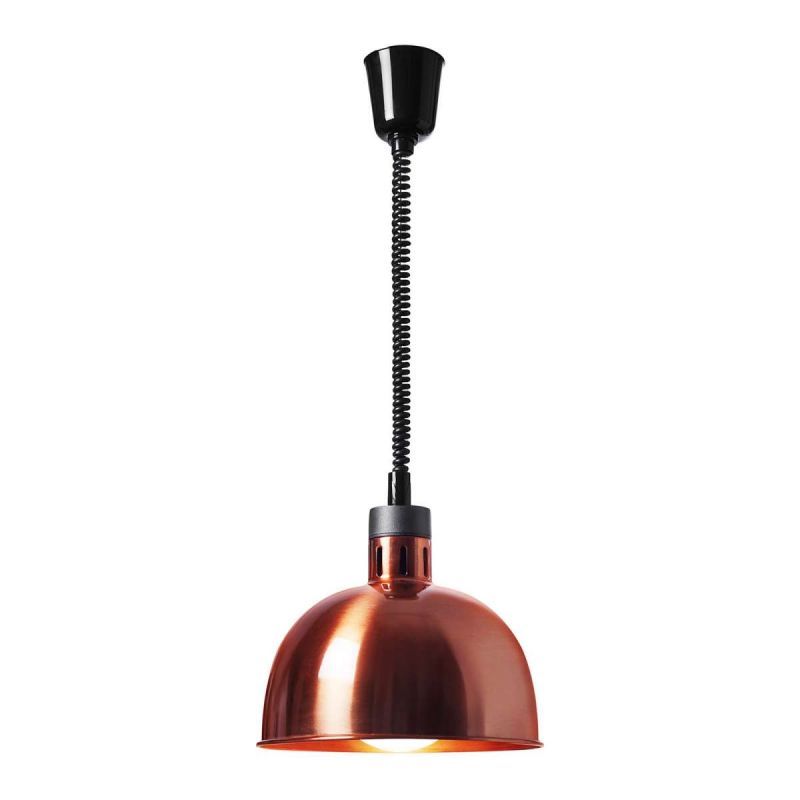 Lampada Riscaldante a Infrarossi a Sospensione HLEFB 27 cm Rame - Forcar