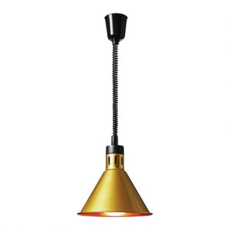 Lampada Riscaldante a Infrarossi a Sospensione HLECD 27 cm Oro - Forcar