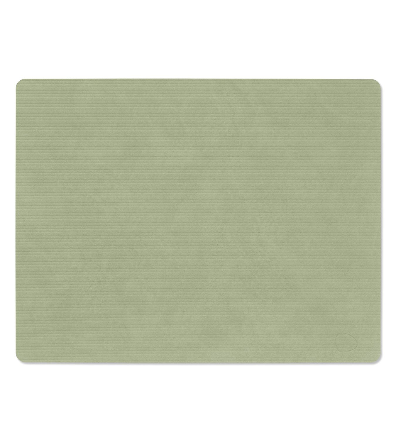Tovaglietta Corduroy Square Olive Green 35x45 cm - Lind DNA