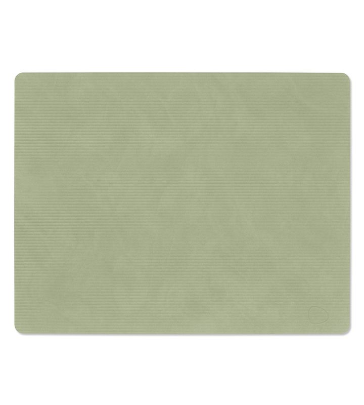 Tovaglietta Corduroy Square Olive Green 35x45 cm - Lind DNA