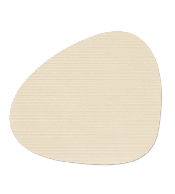 Tovaglietta Corduroy Curve Vanilla 37x44 cm - Lind DNA