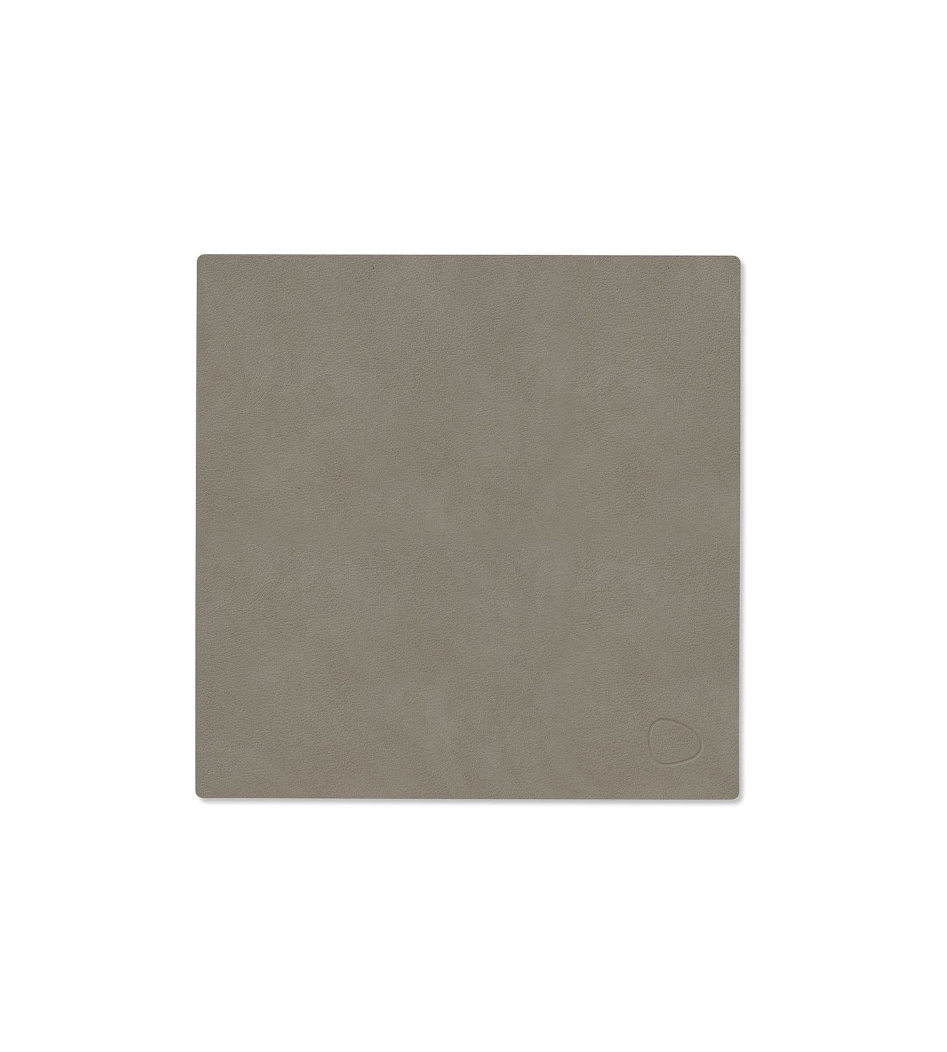 Tovaglietta Nupo Square Flint Grey 28x28 cm - Lind DNA