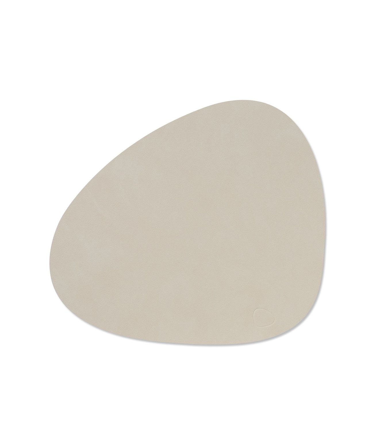 Tovaglietta Nupo Curve Oyster White 31x35 cm - Lind DNA