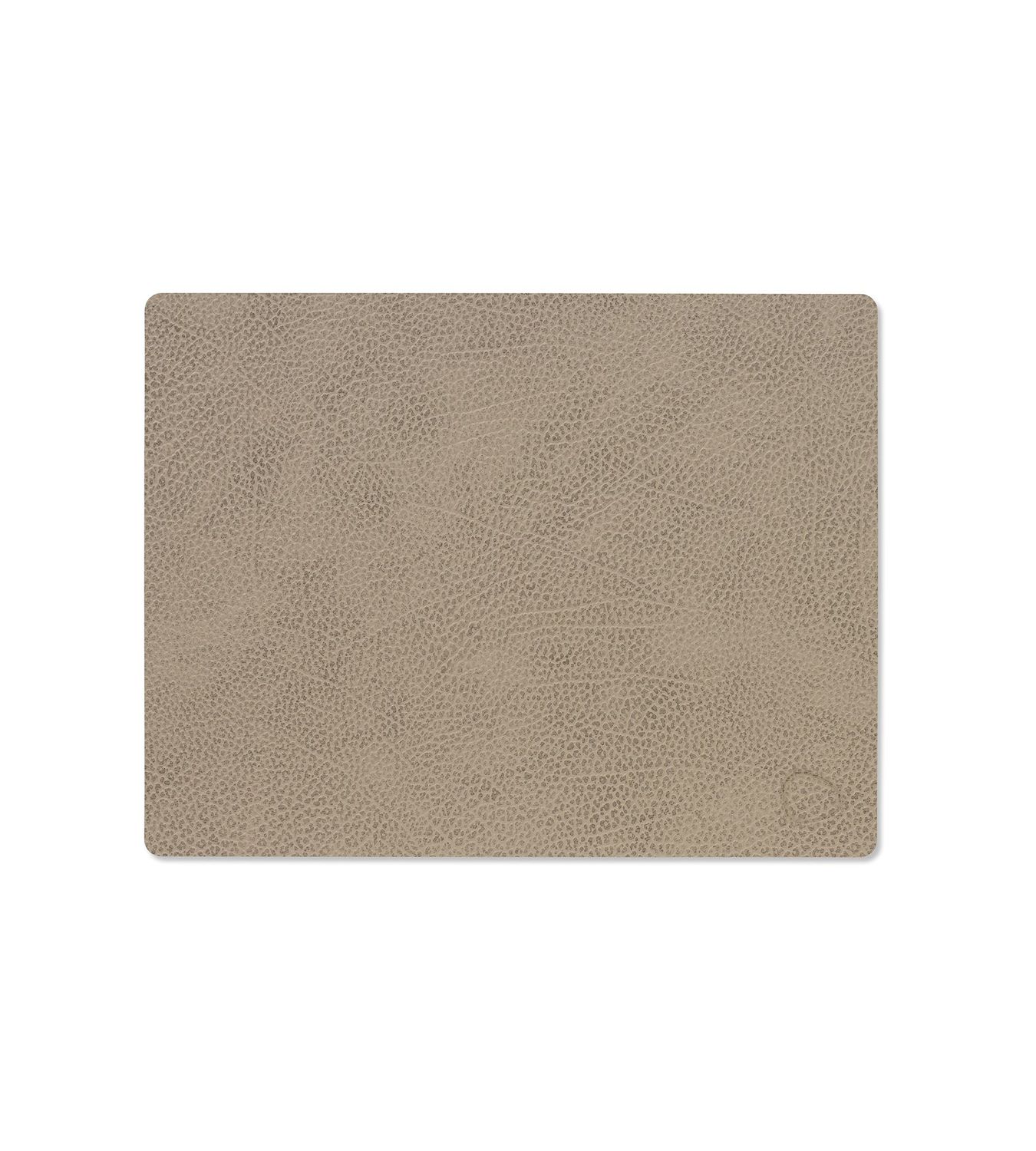 Tovaglietta Hippo Square Warm Grey 26,5x34,5 cm - Lind DNA