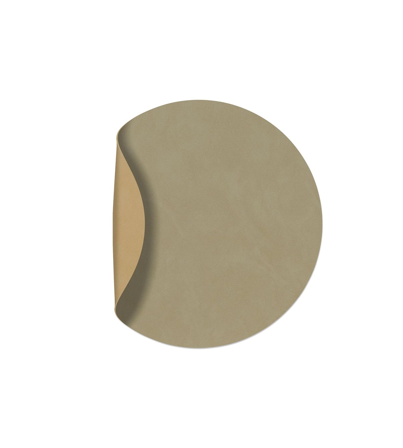 Tovaglietta Double Circle Nupo Herbal Dust/ Nupo Khaki 30 cm - Lind DNA