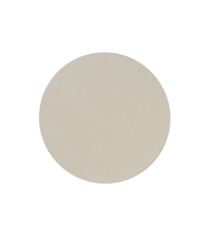 Tovaglietta Nupo Circle Oyster White 30 cm - Lind DNA