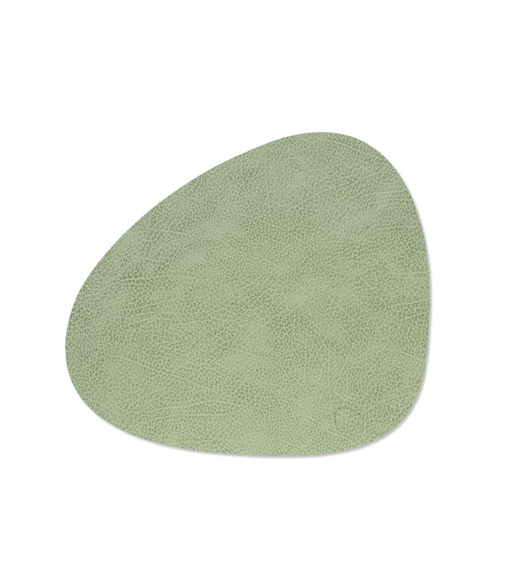 Tovaglietta Hippo Curve Olive Green 31x35 cm - Lind DNA