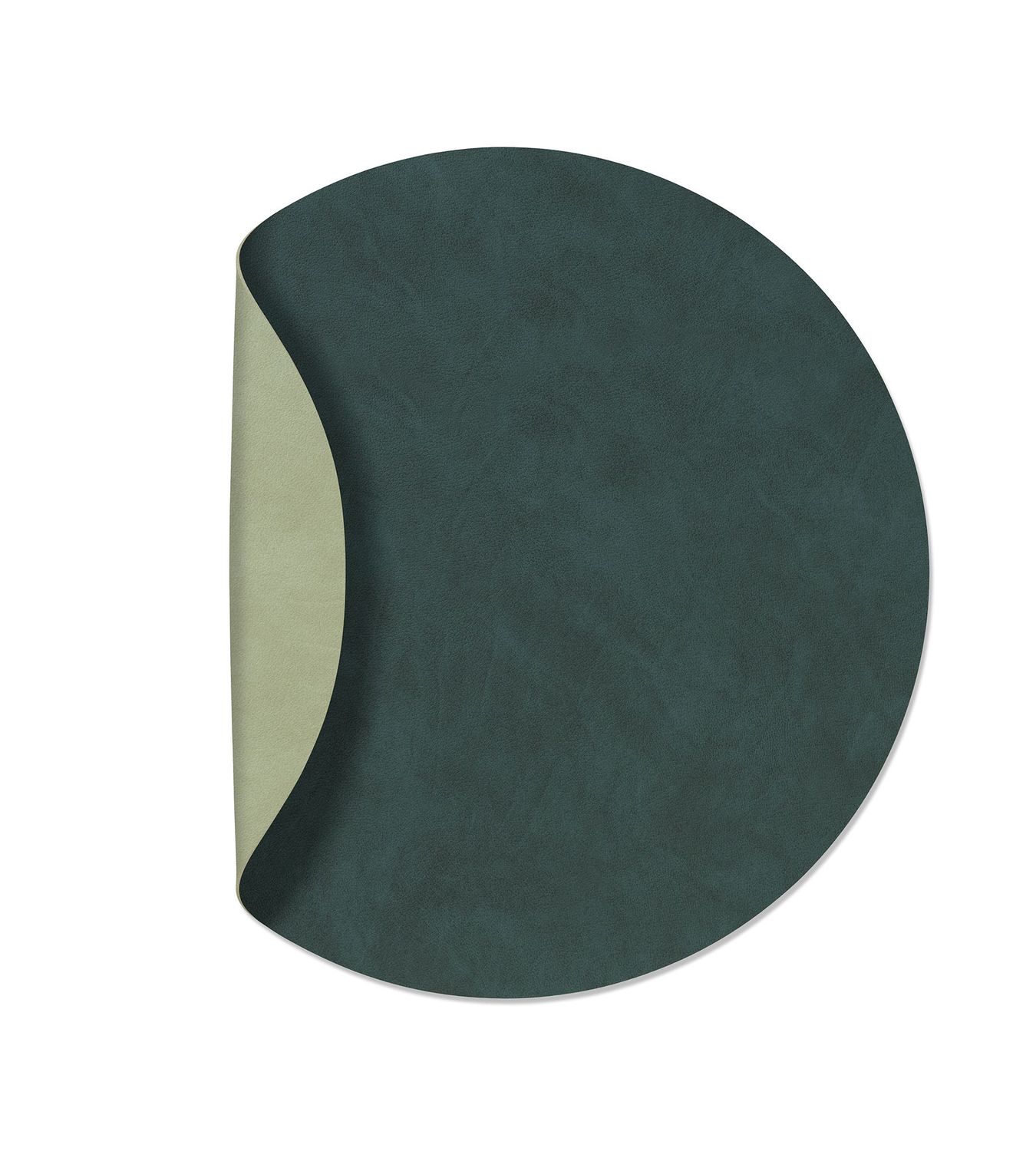 Tovaglietta Double Circle Nupo Dark Green/ Nupo Olive Green 40 cm - Lind DNA