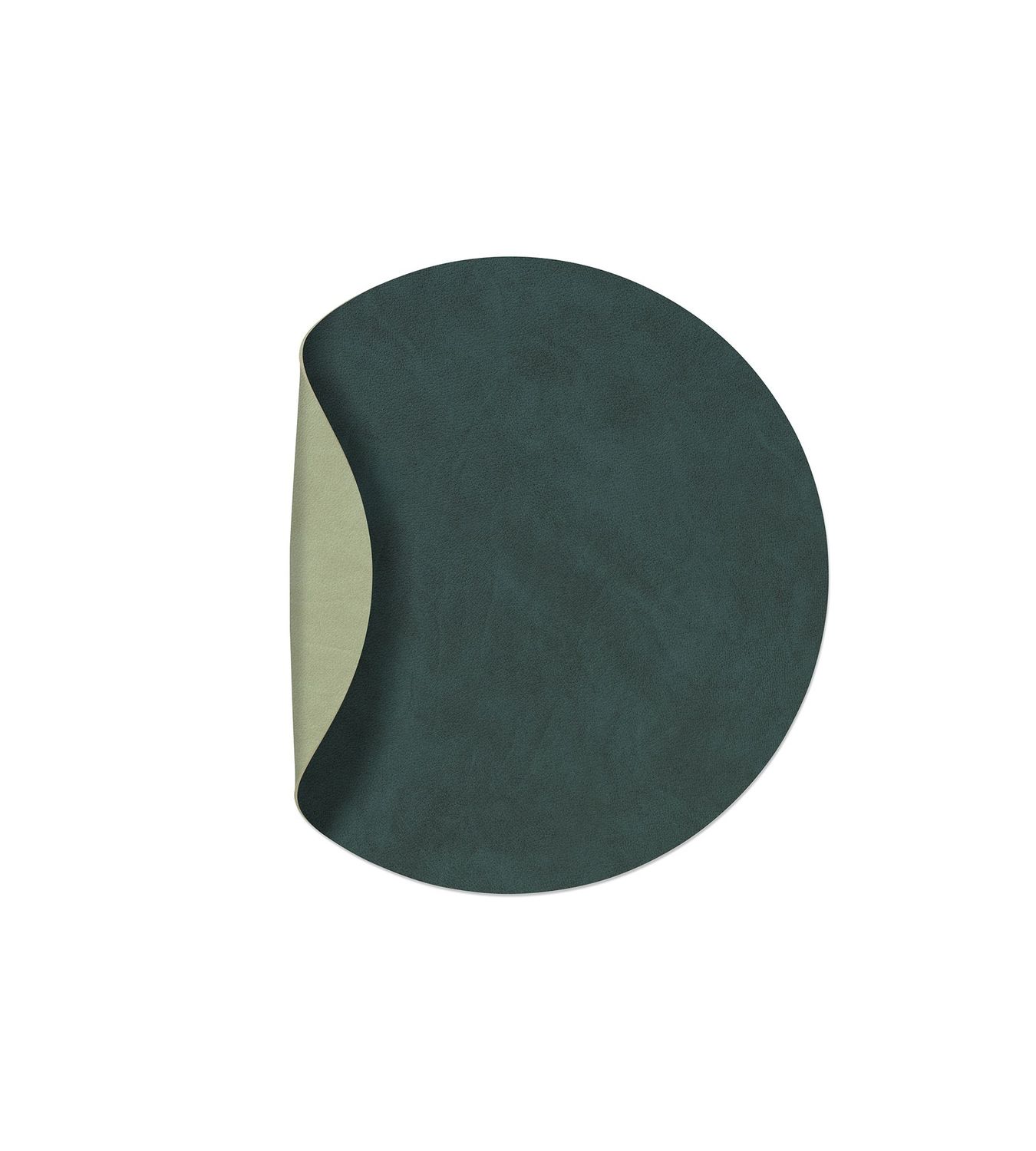 Tovaglietta Double Circle Nupo Dark Green/ Nupo Olive Green 30 cm - Lind DNA