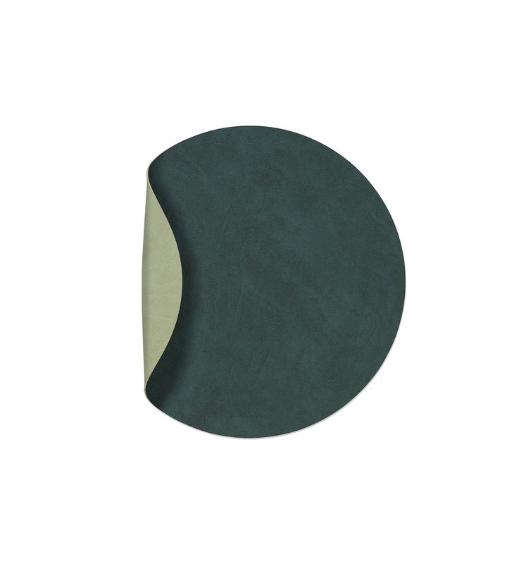 Tovaglietta Double Circle Nupo Dark Green/ Nupo Olive Green 30 cm - Lind DNA