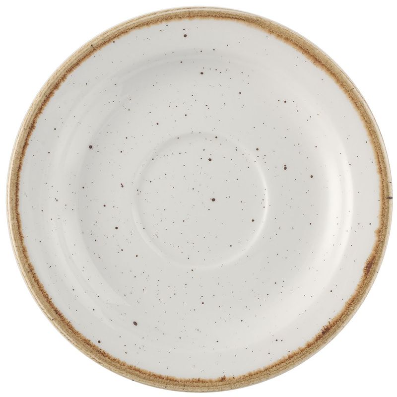 Sottotazza Tazza Cappuccino 15,6 Cm Stonecast Barley White - Churchill