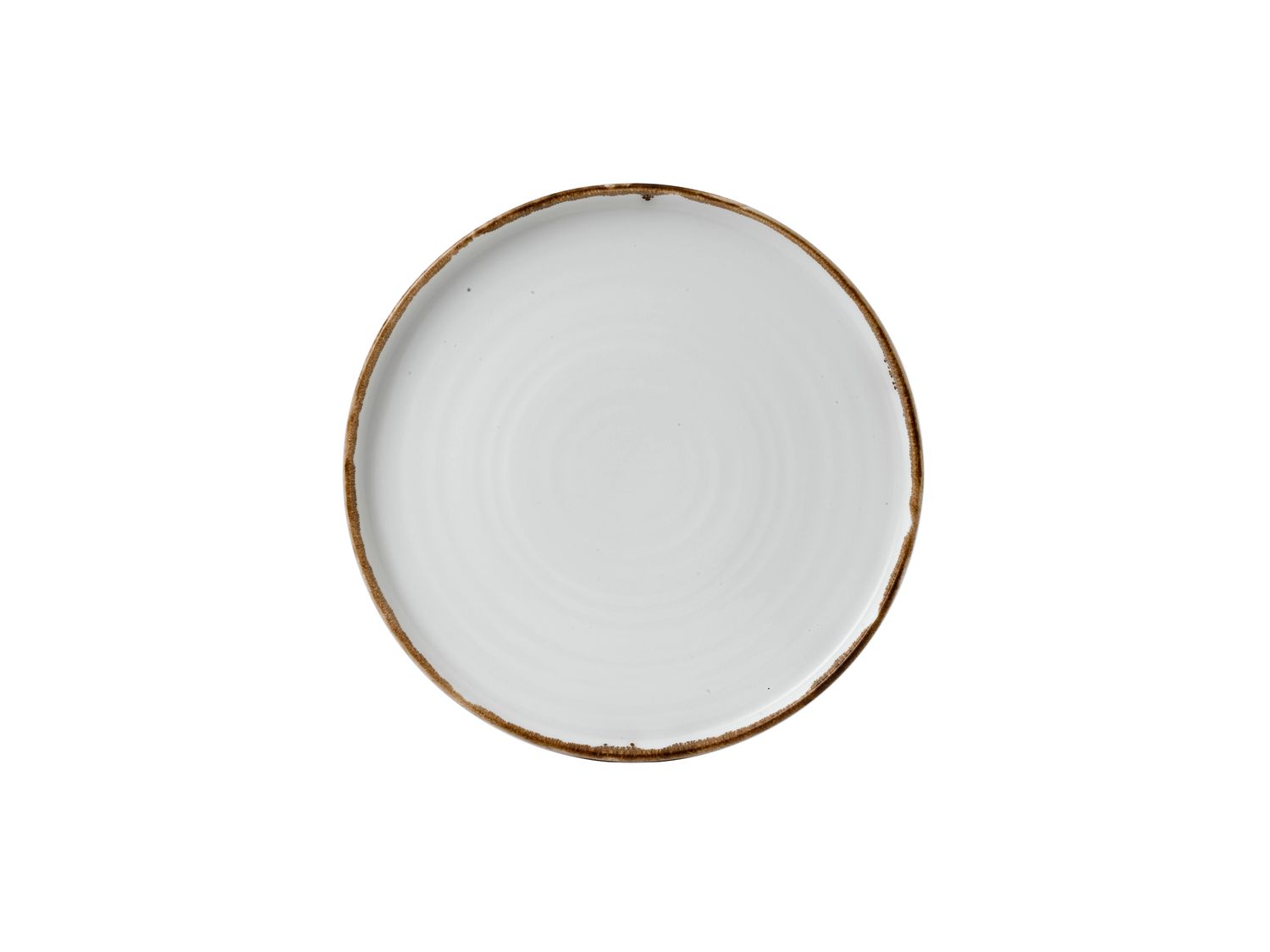 Piatto con bordi verticali 26 cm Harvest Natural - Dudson