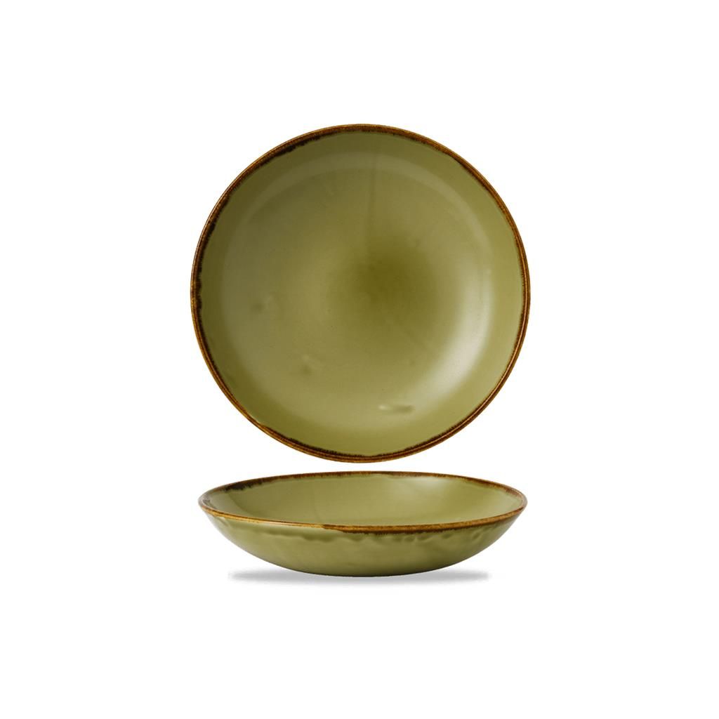 Piatto fondo coupe 24,8 cm Harvest Green - Dudson