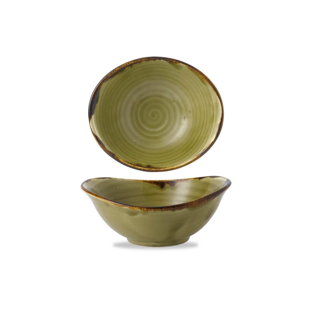 Coppa ovale 17,4 x 14,7 cm Harvest Green - Dudson