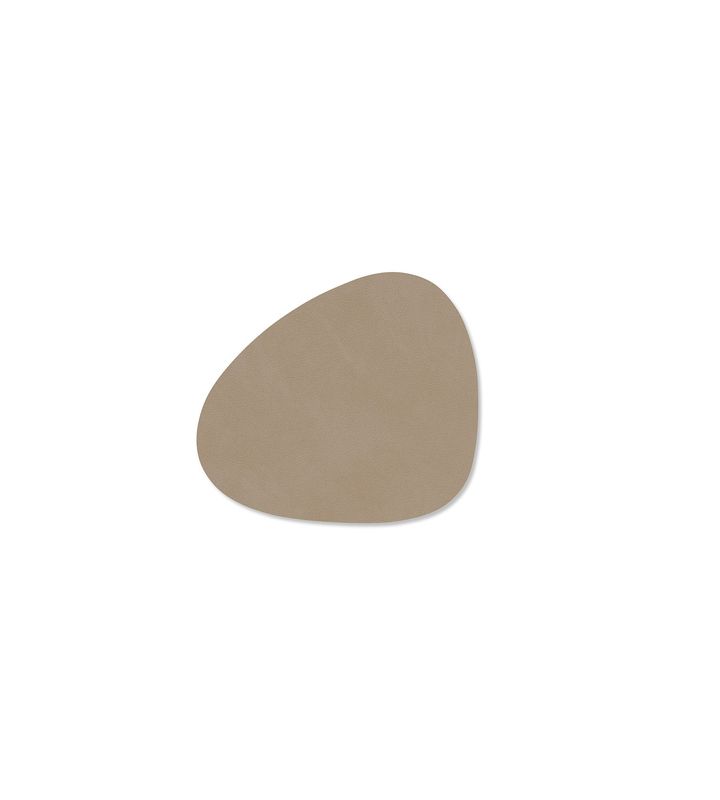 Sottobiccchiere Nupo Curve Clay Brown 11x13 cm - Lind DNA