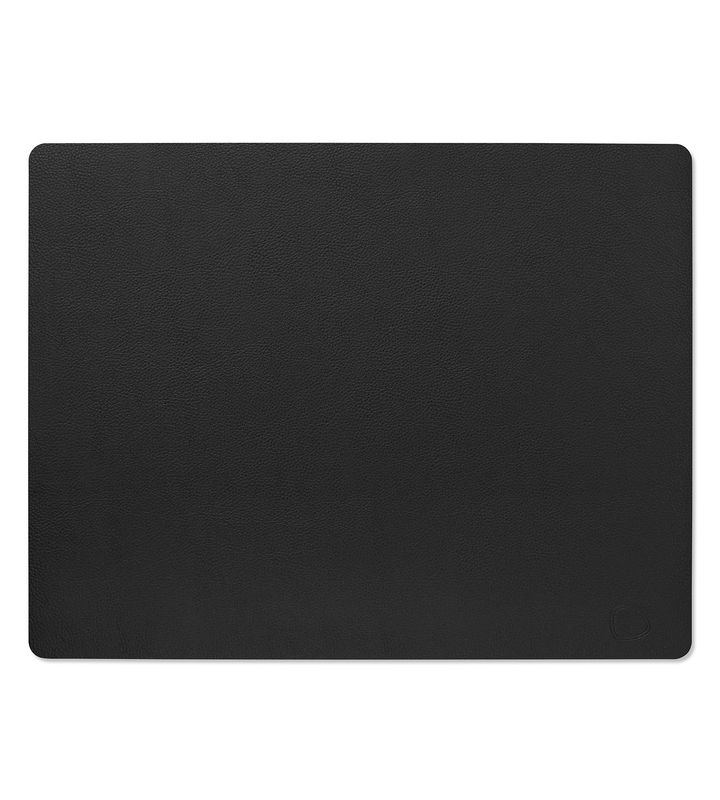 Tovaglietta Serene Square Black 35x45 cm - Lind DNA
