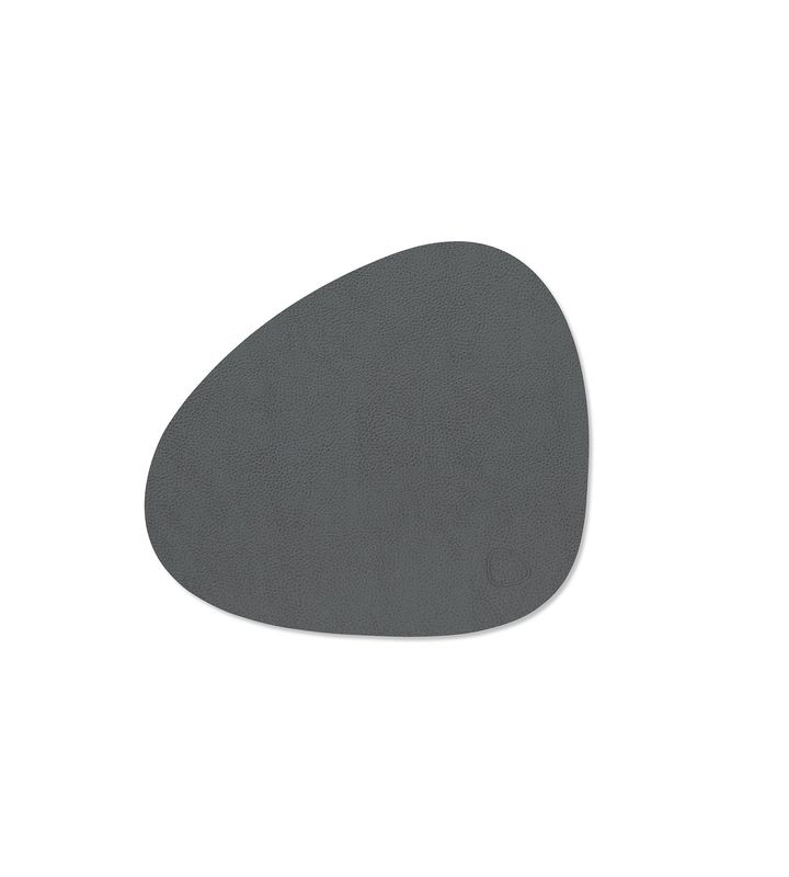 Tovaglietta Serene Curve Anthracite 24x28 cm - Lind DNA